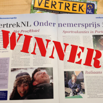 Proefhotel winnaar VertrekNL Ondernemersprijs 2016