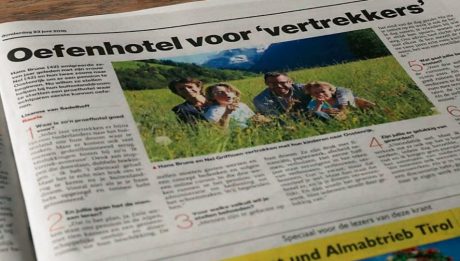 het Proefhotel in het AD Eindhovens Dagblad -23 juni 2016